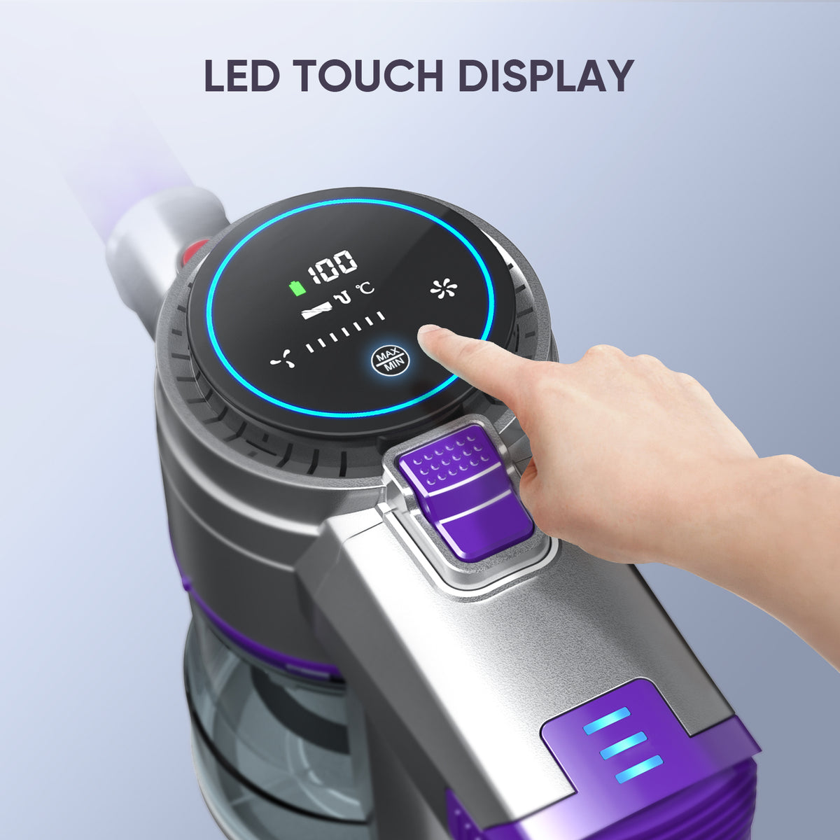 Buture VC10 Cordless 4-in-1 Stick Vacuum Cleaner 400W 38KPA with Touchscreen Cordless Vaccum